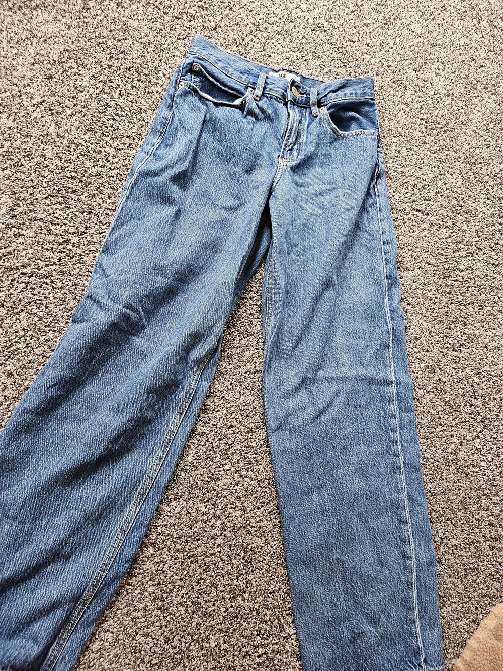 Garage Men Straight-Leg Light Blue Jeans